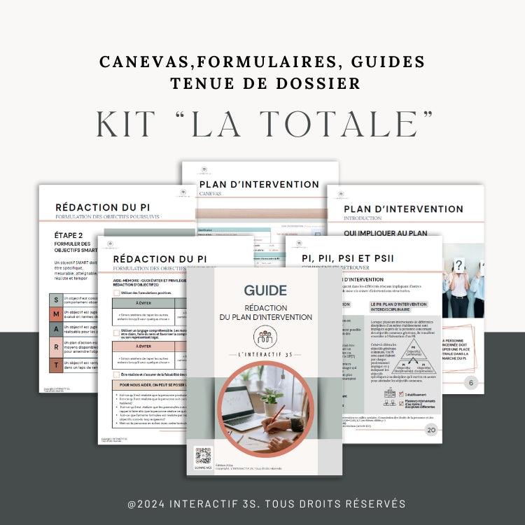 Kit &quot;La totale&quot; pour éducateur/trice spécialisé(e).