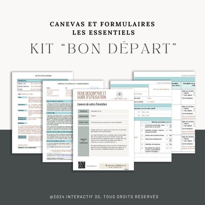 Kit &quot;Bon départ&quot; pour éducateur/trice spécialisé(e).