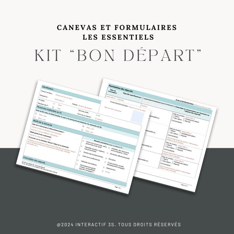 Kit &quot;Bon départ&quot; pour éducateur/trice spécialisé(e).
