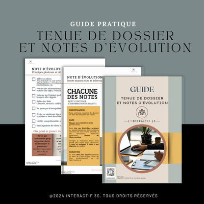 Guide &quot;Tenue de dossier et notes d&