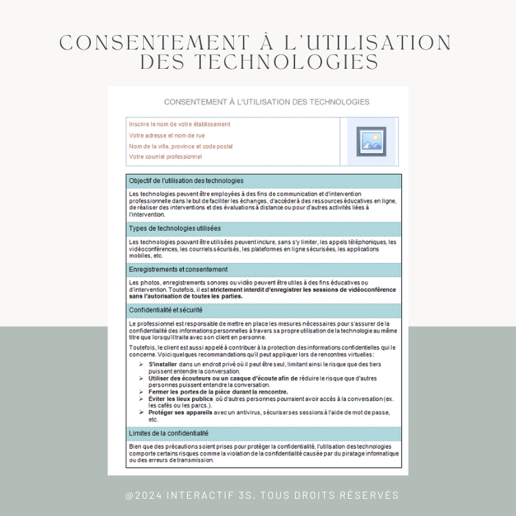 Consentement à l&