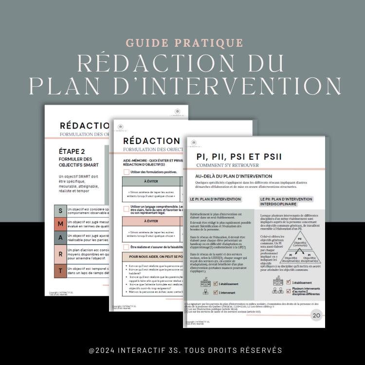 Guide de rédaction du plan d&
