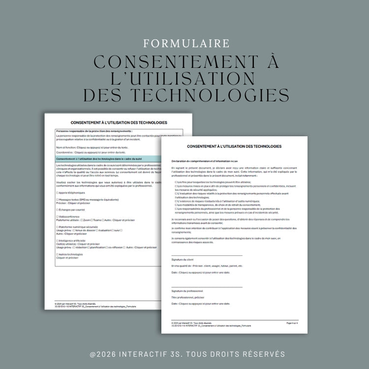 Consentement à l&